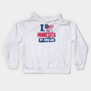 Minnesota my homeland Kids Hoodie